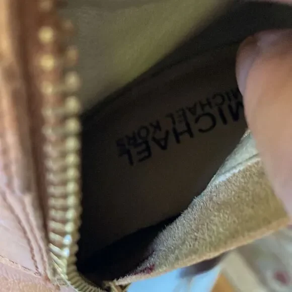 Michael Michael Kors Greenwich Belted Knee High Tan Wrapped Leather Boots Sz 5.5 - Picture 14 of 16